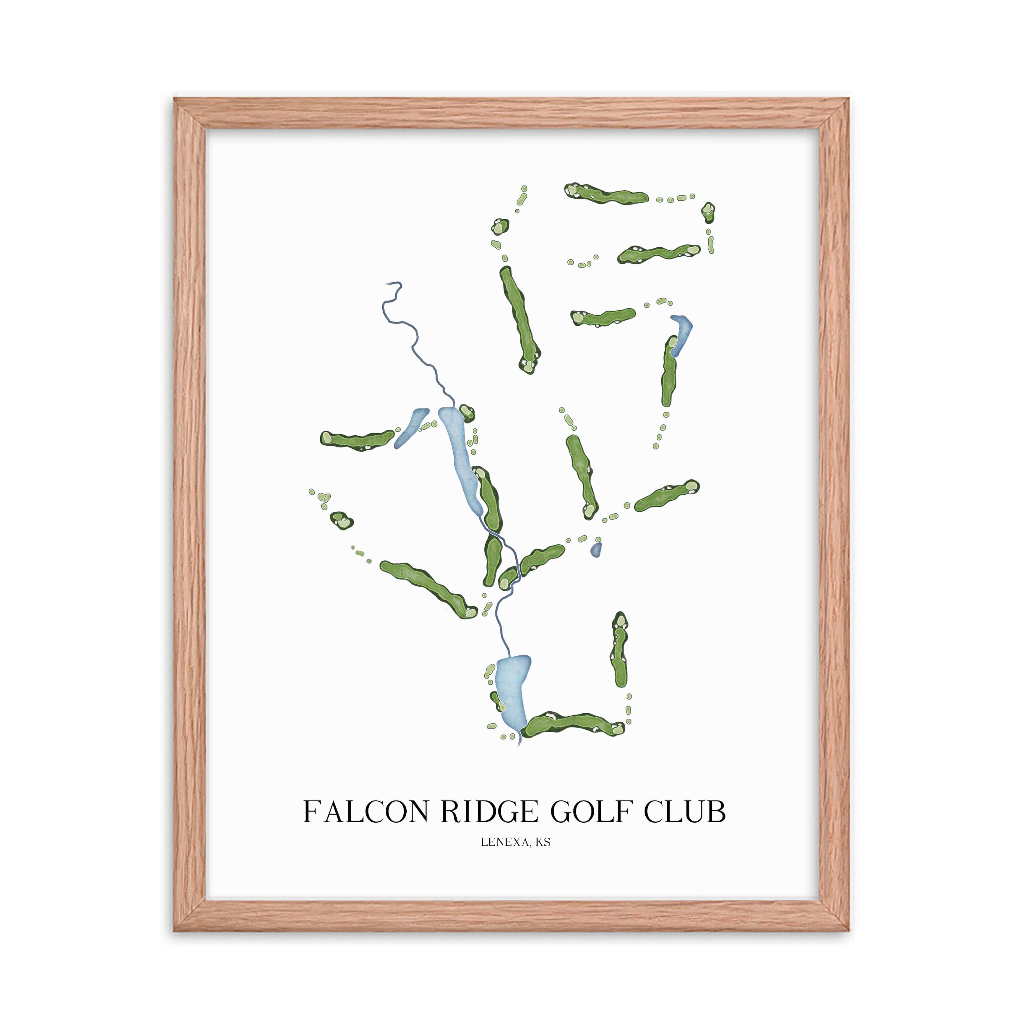 The 19th Hole Golf Shop - Golf Course Prints - Falcon Ridge Golf Club Golf Course Map Golf Map