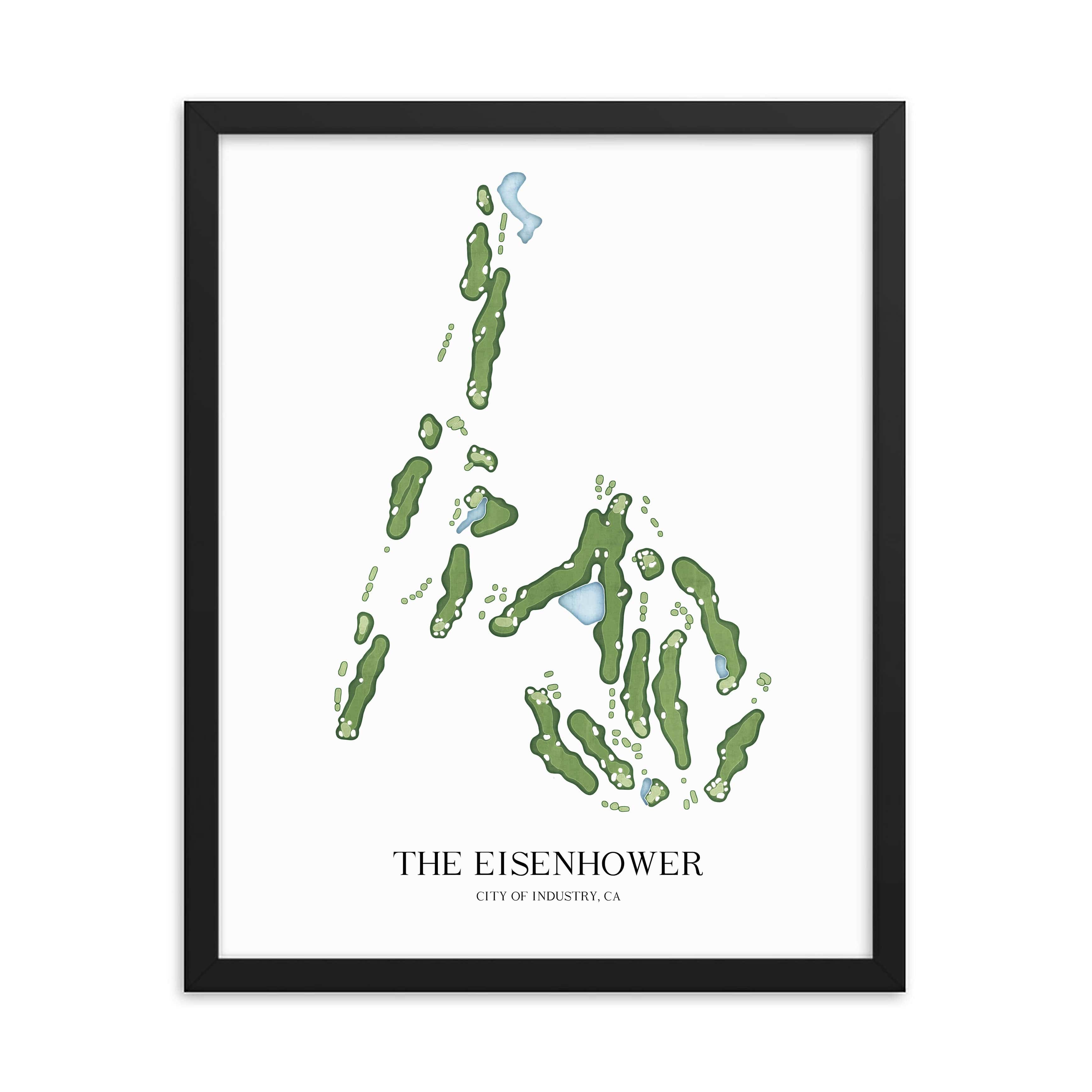 The 19th Hole Golf Shop - Golf Course Prints - Industry Hills Country Club Golf Course Map Golf Map