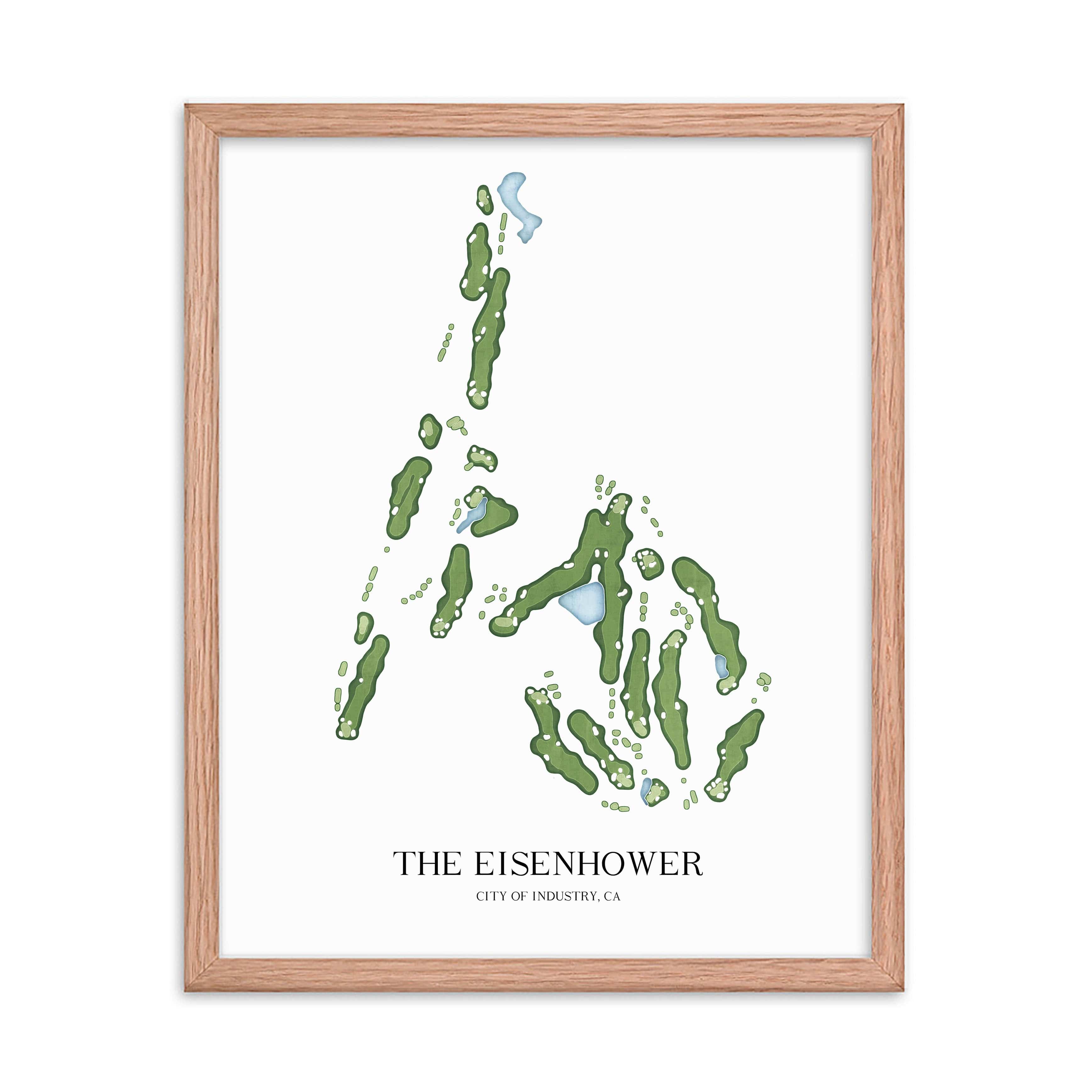 The 19th Hole Golf Shop - Golf Course Prints - Industry Hills Country Club Golf Course Map Golf Map