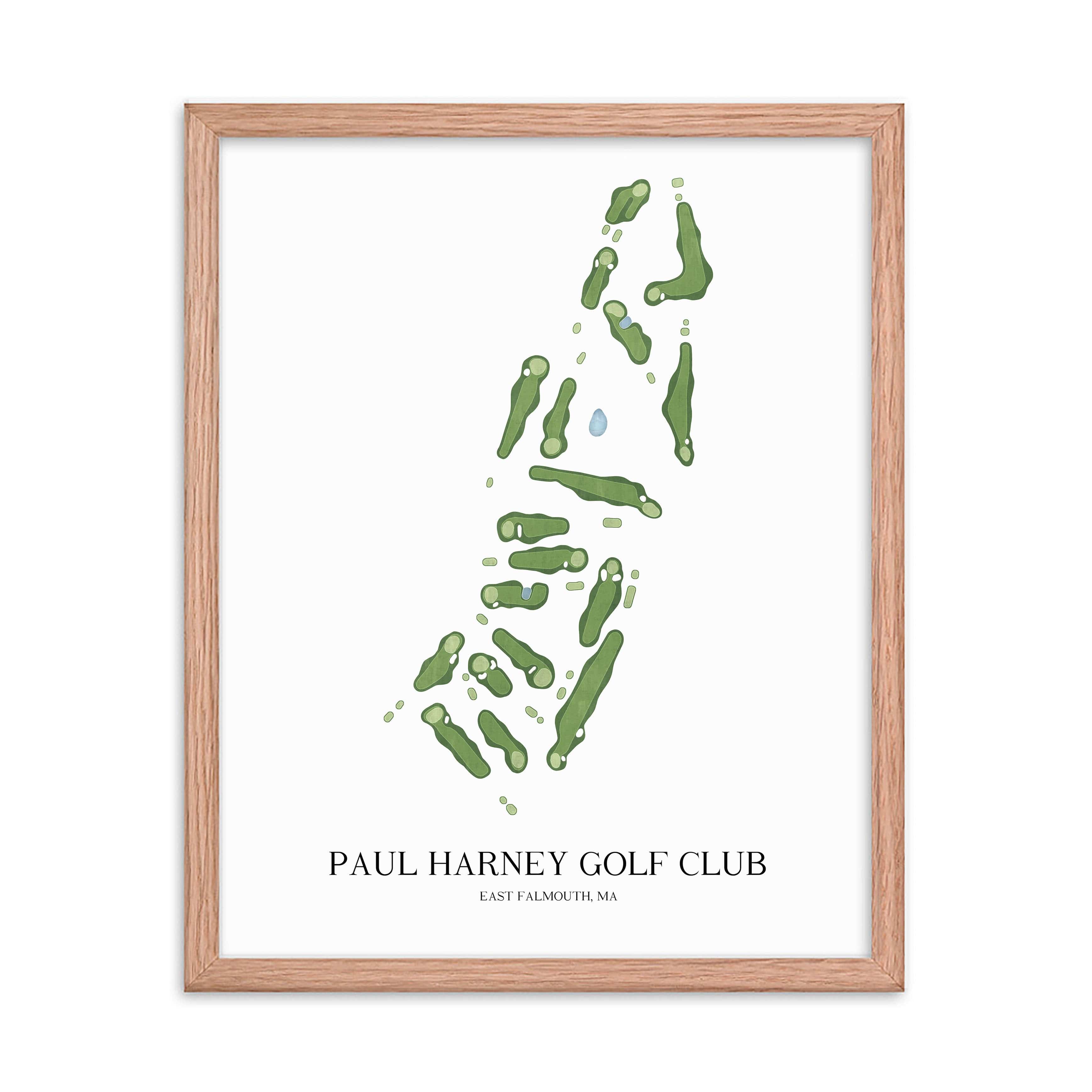 The 19th Hole Golf Shop - Golf Course Prints - Paul Harney Golf Club Golf Course Map Golf Map