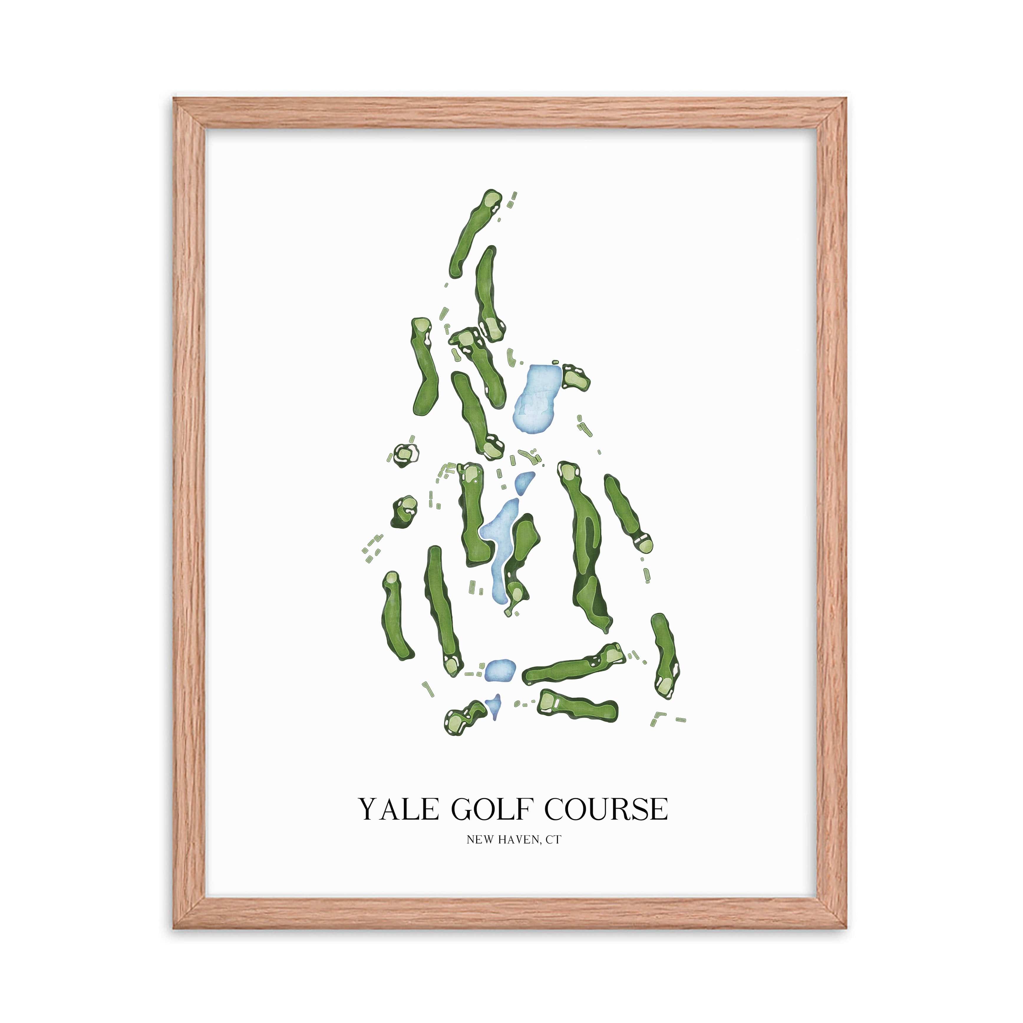 The 19th Hole Golf Shop - Golf Course Prints - Yale Golf Course Golf Course Map Golf Map