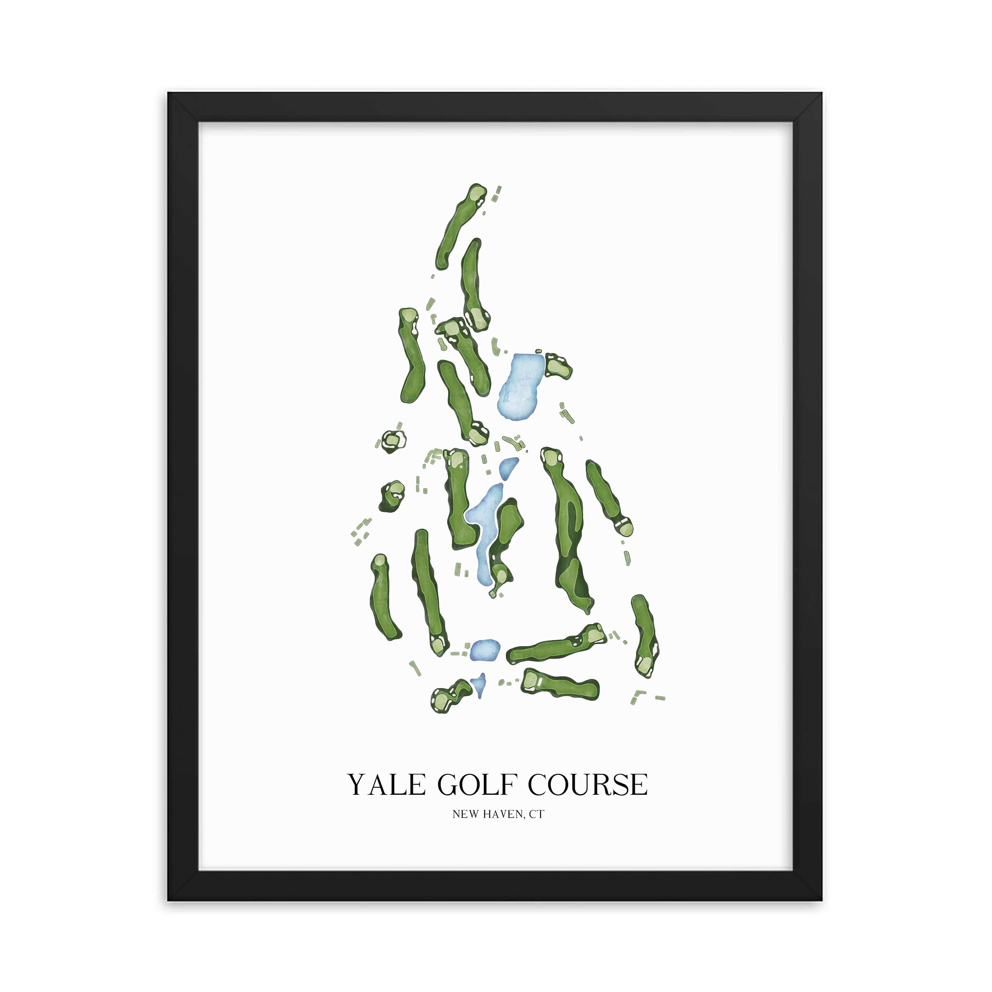 The 19th Hole Golf Shop - Golf Course Prints - Yale Golf Course Golf Course Map Golf Map