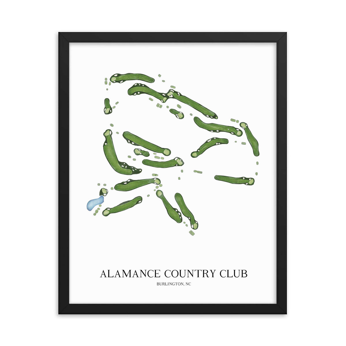 Alamance Country Club - Golf Course Print