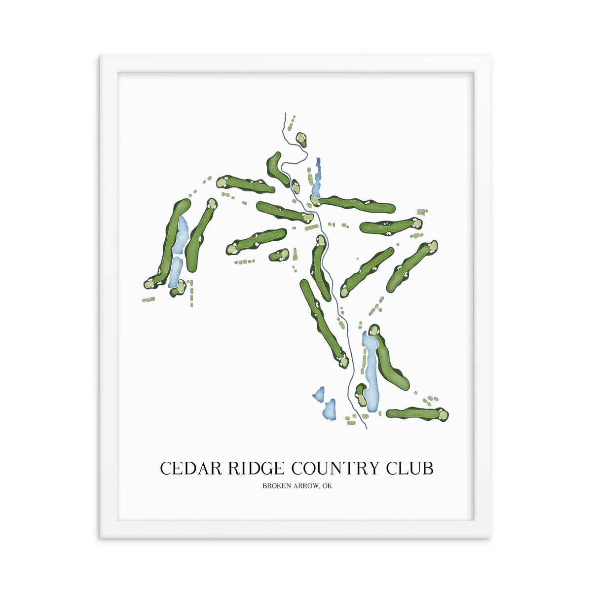 Cedar Ridge Country Club - Golf Course Print