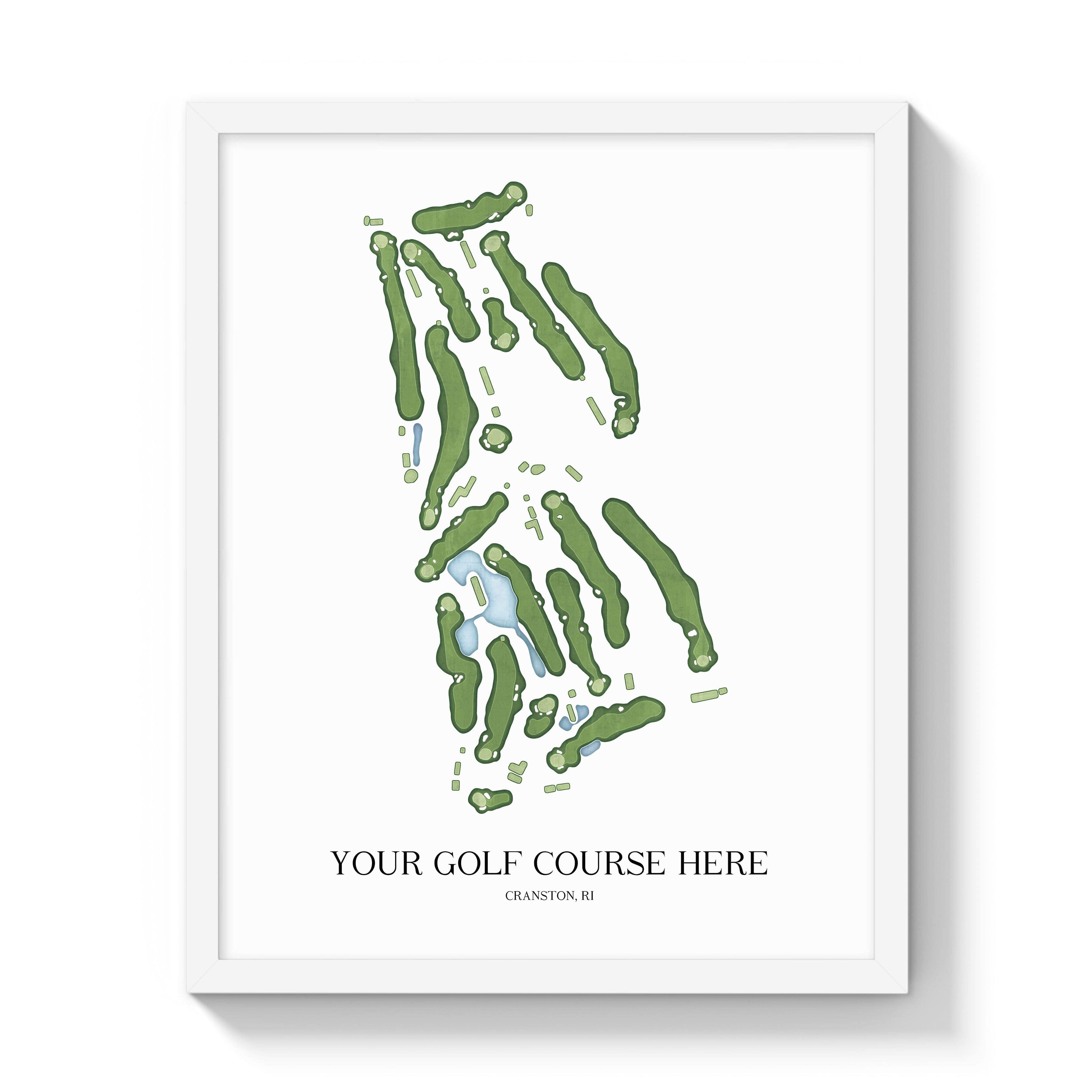 The 19th Hole Golf Shop - Golf Course Prints -  -Custom Golf Course- Golf Course Map Golf Map