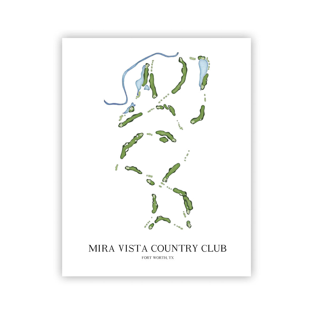 Mira Vista Country Club Golf Course Print