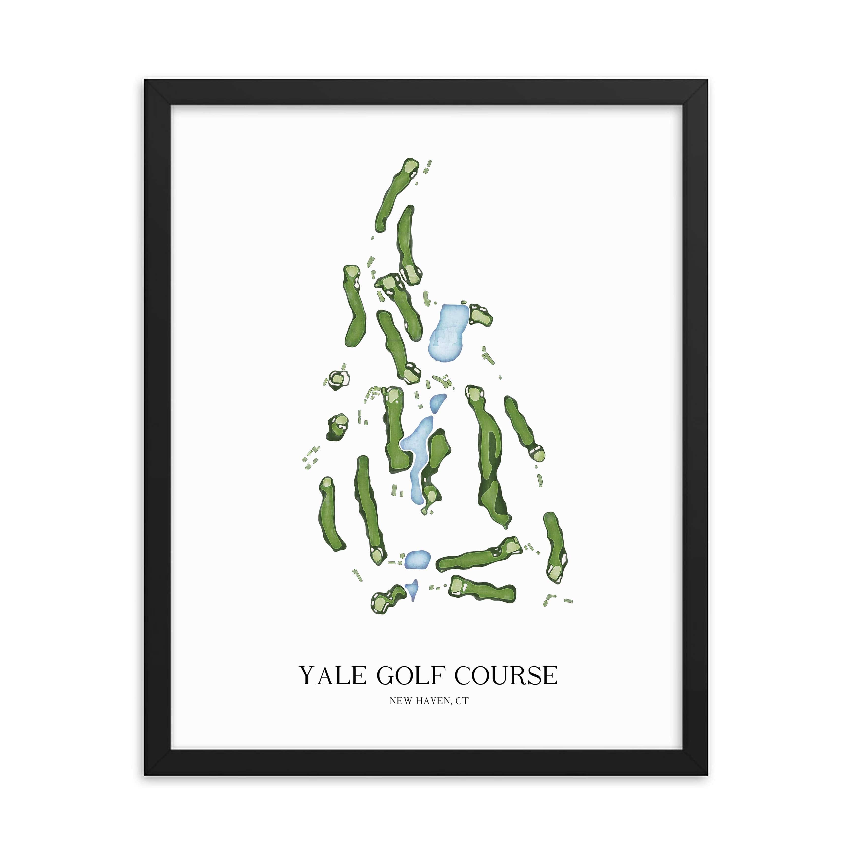 The 19th Hole Golf Shop - Golf Course Prints -  Yale Golf Course Golf Course Map Golf Map